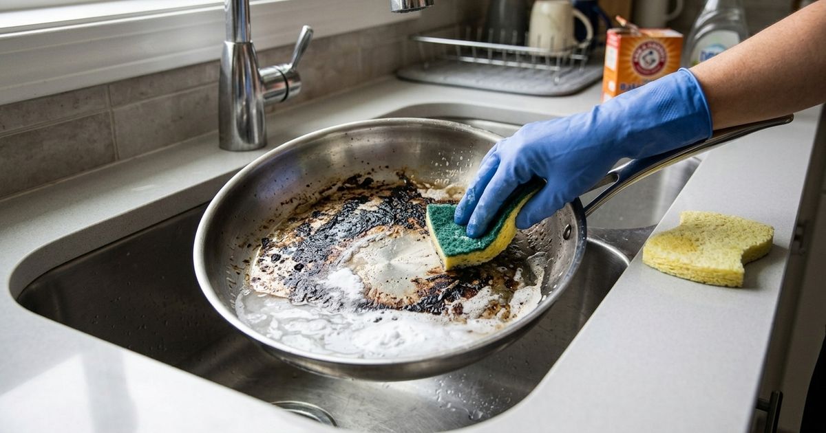 Como lidar com uma panela de aço inoxidável queimada de forma simples e eficaz