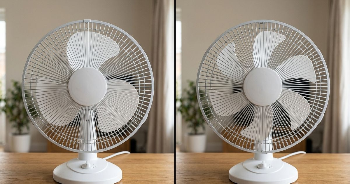 Por que alguns ventiladores possuem uma hélice diferente das outras?