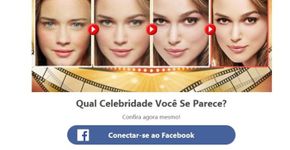 Teste ‘Qual Celebridade Você Se Parece’ pega MUITOS dados seus