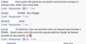 Jovem flagrada com ponto no ouvido durante Enem é alvo de ataques