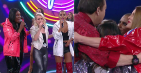 Rouge pede abraço ao Faustão e apresentação quebra a internet