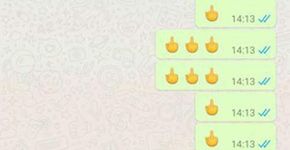 Veja como liberar o emoji de ‘dedo do meio’ no WhatsApp