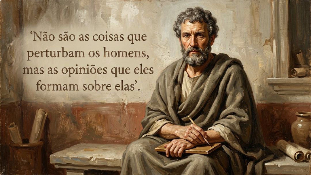 O sofrimento nasce do julgamento pessoal e não dos eventos externos que ocorrem ao nosso redor.