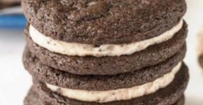 Receita de biscoito Oreo Fit