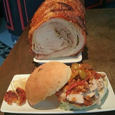 Sanduíche de Porchetta