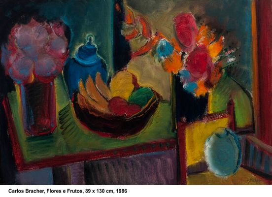  Carlos Bracher - Flores e Frutos, 1986 - divulgação CCBB
