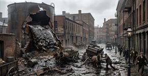 Em 1919, Boston foi atingida por uma onda de melaço de 4,5 metros que avançou pelas ruas a quase 56 km/h