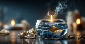 Simpatia da vela azul com nome na água protege sua energia