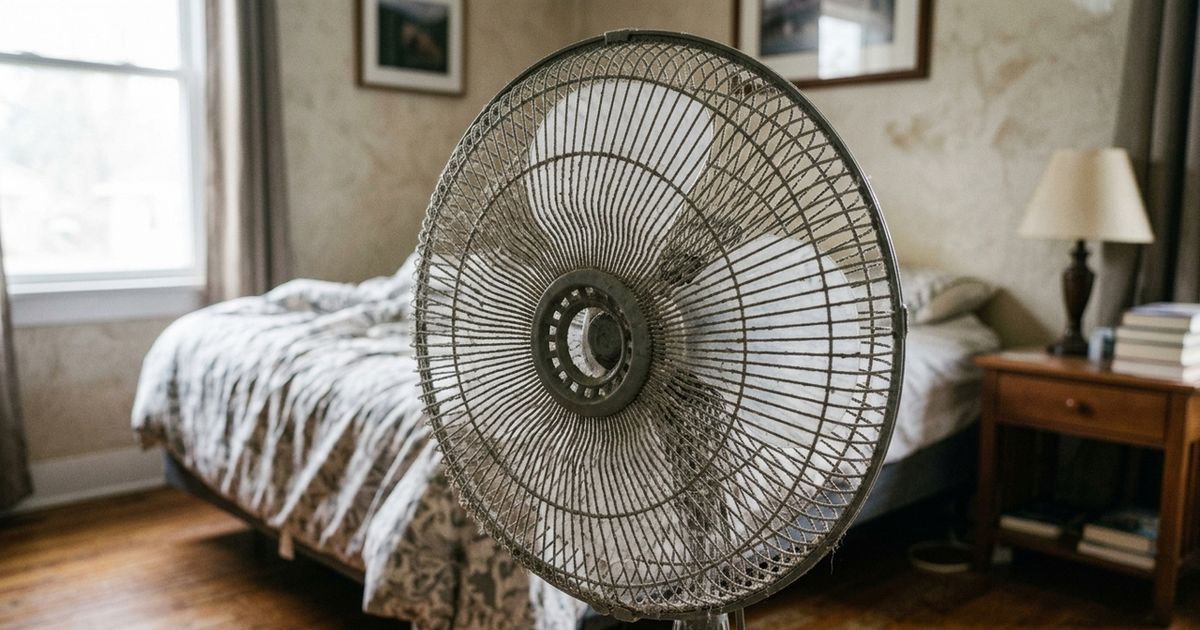 Por que o ventilador acumula tanta poeira mesmo quando a hélice parece limpa