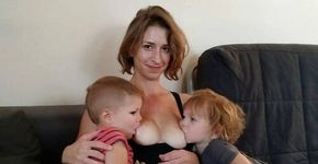 Mãe amamentando filho e criança da amiga causa polêmica na internet