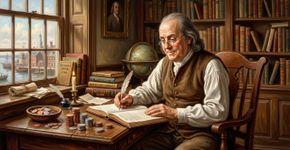 Benjamin Franklin, o gênio que nos avisava desde o século 18: “um centavo poupado é um centavo ganho”