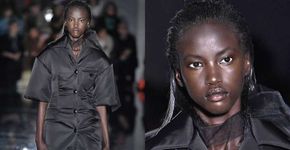 Prada coloca negra à frente de desfile pela 1ª vez em 21 anos