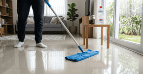 Misturar cravo da índia com álcool 70 limpa o piso da sala sem deixar aquele rastro de embaçado que aparece logo quando o sol bate na janela