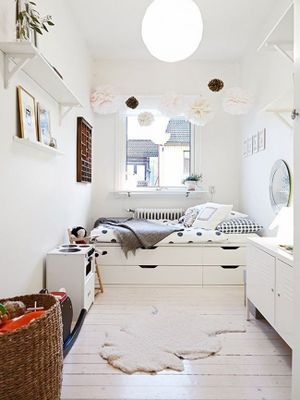 Um quarto arejado que você vai pensar que está nas nuvens