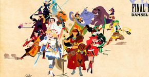 Disney e Final Fantasy: princesas se tornam magas e guerreiras