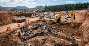Um saurópode de até 28 metros foi descoberto, e o mais surpreendente é que ele apareceu “de surpresa” durante obras de construção