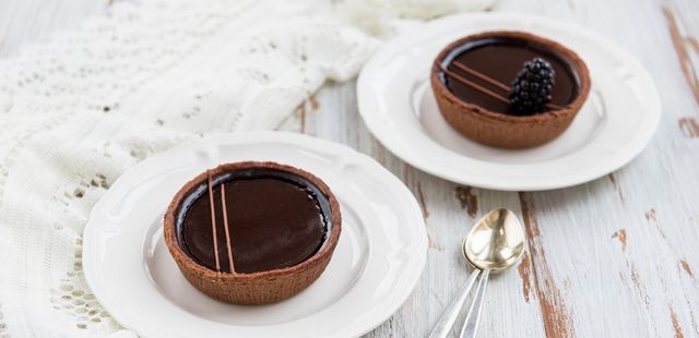 Tortinha de chocolate em poucos minutos