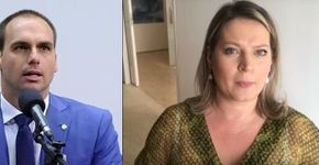 Barraco: ‘Ponha-se no seu lugar’, diz Joice a Eduardo Bolsonaro