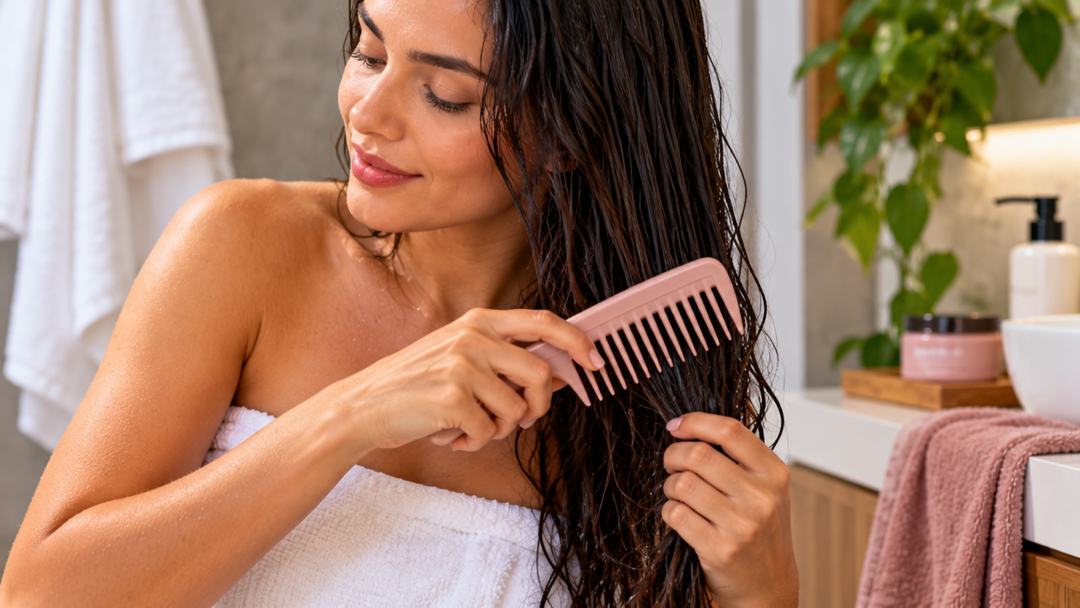 O leave-in pode ajudar a proteger o cabelo antes da piscina. Saiba como aplicar, por que o cuidado deve acontecer antes e o que fazer depois de nadar.
