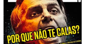 Detalhe na capa da IstoÉ com críticas a Bolsonaro vira meme na web