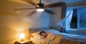 Dormir com o ventilador na cara pode causar rinite