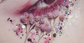 Maquiagem com flor natural é o novo hit das redes sociais