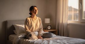 Eu comecei a acordar antes do despertador e descobri que um sinal de Qi elevado