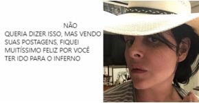 Fãs de Bolsonaro comemoram morte de Fernanda Young no Instagram dela