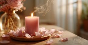 Como fazer a simpatia da vela rosa com flores para atrair amor verdadeiro