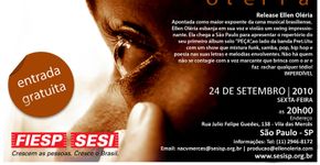 Ellen Oléria se apresenta no Sesi SP