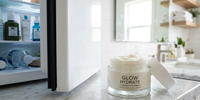 Featured main: Qual é melhor: um hidratante facial guardado na geladeira ou um mantido em temperatura ambiente?