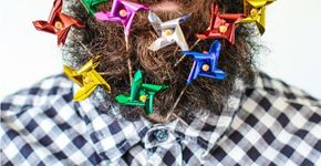 Barba vira instalação de arte
