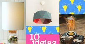 10 ideias de luminárias para fazer em casa