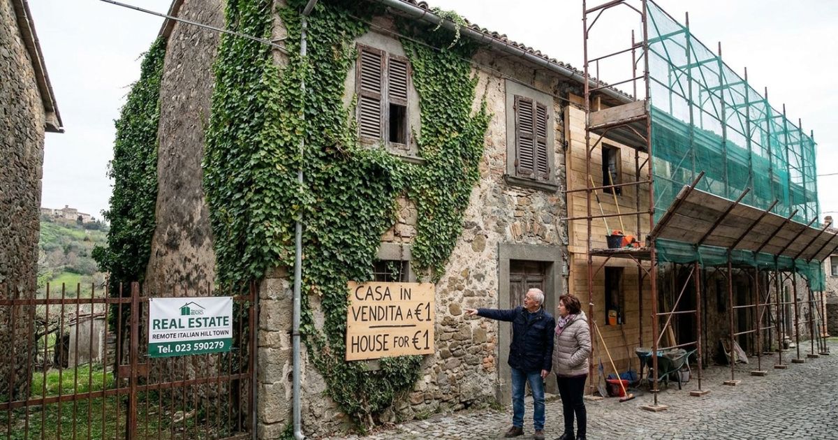 A vila italiana que vende casas por 1 euro virou obsessão entre estrangeiros