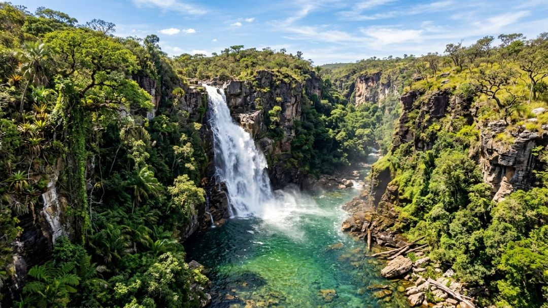 As formações de rochas calcárias moldam os rios de águas esmeralda e formam cânions espetaculares no Mato Grosso do Sul.