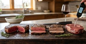 Para cozinhar a carne, quanto tempo é necessário para que fique mal-passada, ao ponto ou bem passada?