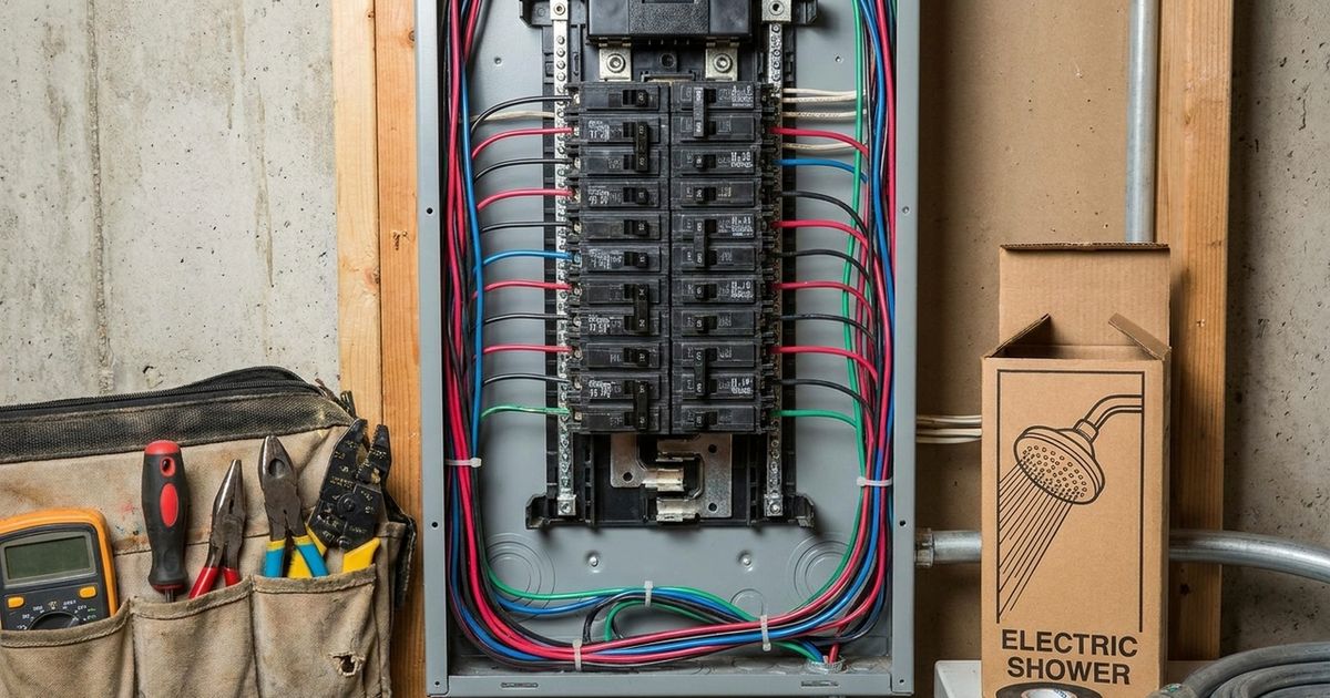 Quanto custa instalar um chuveiro elétrico? Qual o preço de um eletricista para fazer o serviço em 2026?