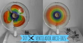 Aprenda a fazer um ventilador arco-íris/rainbow fan