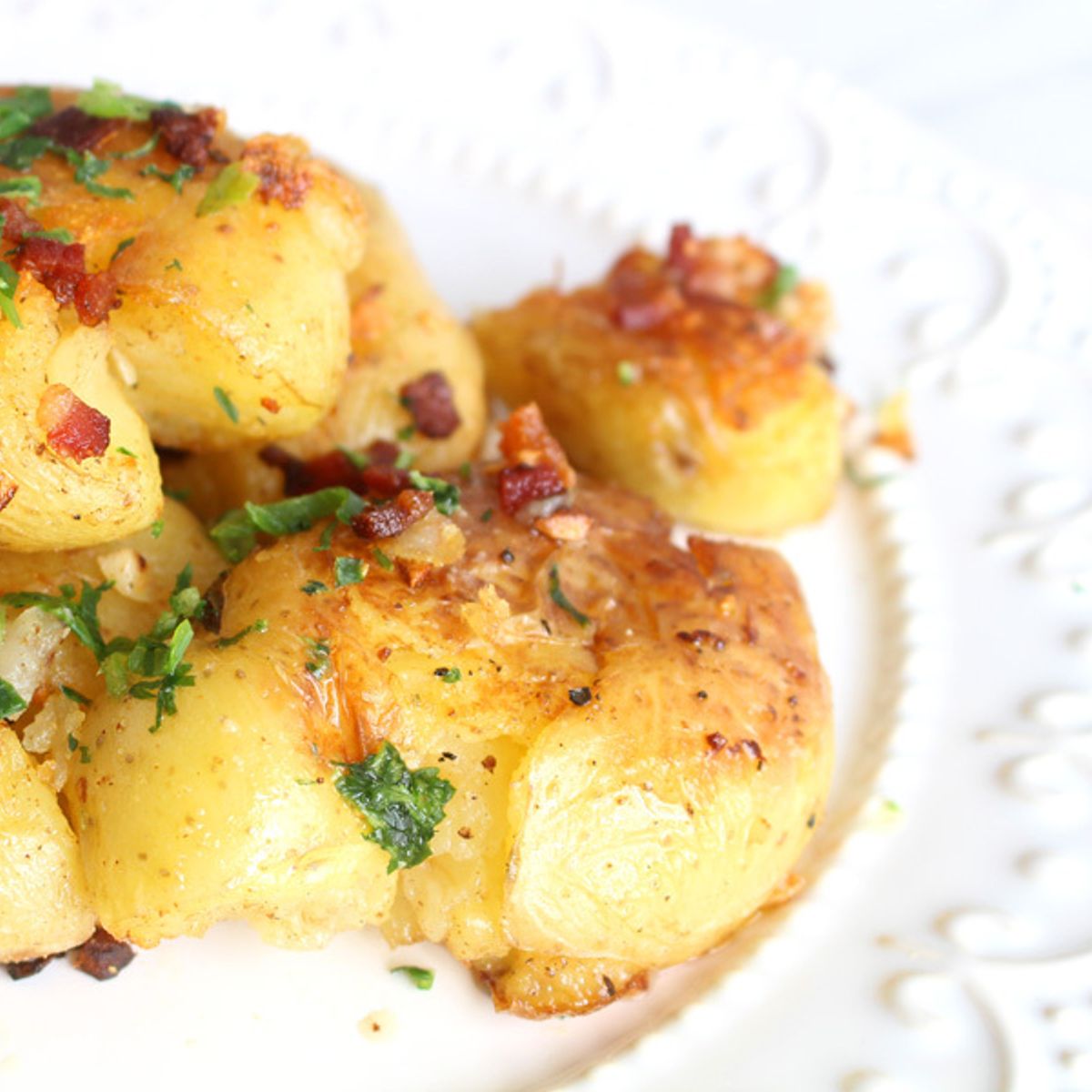 Batata ao murro na frigideira bem fácil de fazer