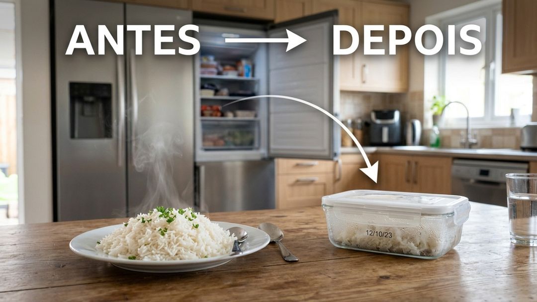 Reaquecer o alimento direto do freezer no micro-ondas devolve o aspecto de comida feita na hora.