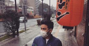 Yudi aparece usando máscara de hospital no Japão e preocupa fãs