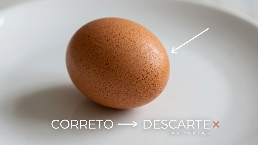 O estado real do alimento só pode ser confirmado após quebrar a casca e verificar o odor.
