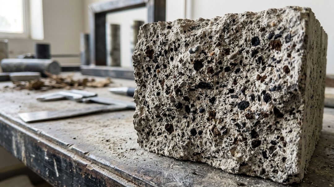 A substituição de parte da areia por biocarvão de café aumentou em trinta porcento a resistência à compressão do concreto.