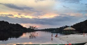Atividades na Amazônia com bebê
