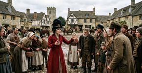 Uma jovem apareceu numa vila inglesa falando um idioma que ninguém entendia e conseguiu convencer a elite de que era uma princesa de uma ilha distante
