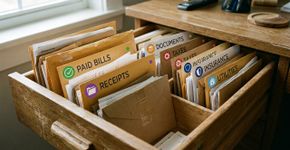 Não jogue fora envelopes de papel usados, você tem um tesouro: 3 ideias portuguesas de faça você mesmo para reutilizá-los e organizar seus documentos e recibos