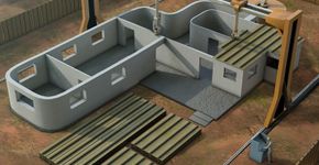 Impressoras 3D fazem construção rápida e barata