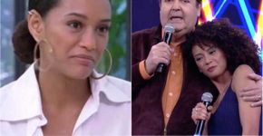 Faustão resgata ‘polêmica da abóbora’ ao entrevistar Taís Araújo