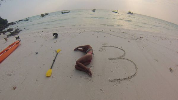 123 em Koh Rong, Camboja
