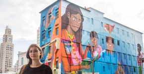 Brasil terá o maior grafite do mundo já pintado por uma mulher